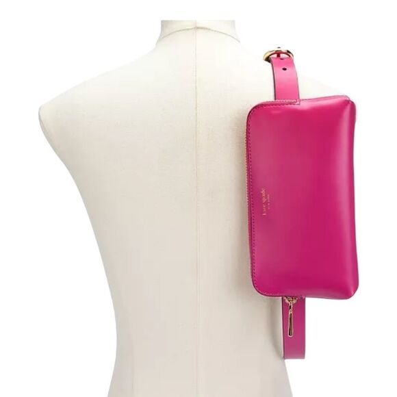 Kate Spade New York Zip Embossed Logo Unisex Belt Bag - Picture 6 of 9